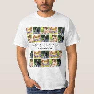 Personalize photo collage and text T-Shirt