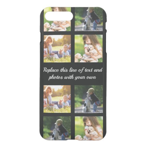 Personalize photo collage and text uncommon iPhone iPhone 8 Plus7 Plus Case