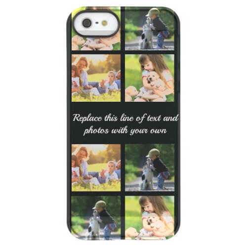 Personalize photo collage and text uncommon iPhone Permafrost iPhone SE55s Case