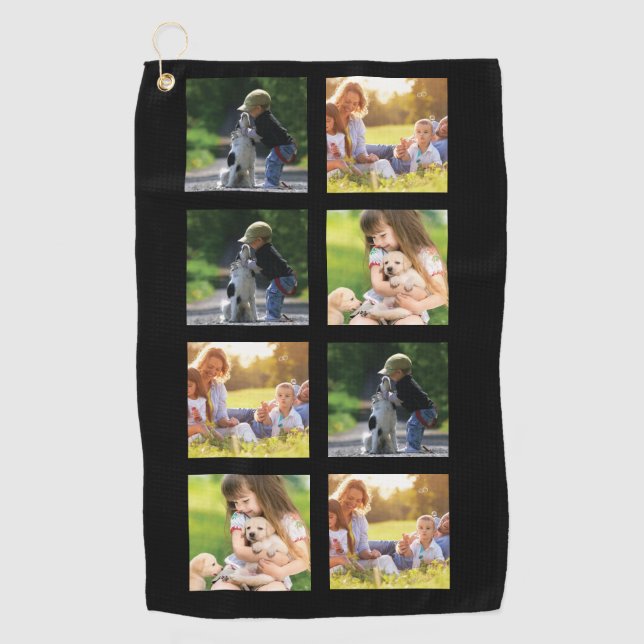 Personalize photo collage  Case-Mate iPhone case Golf Towel (Front)