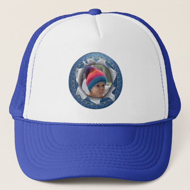 Personalize Photo on a cap (Front)