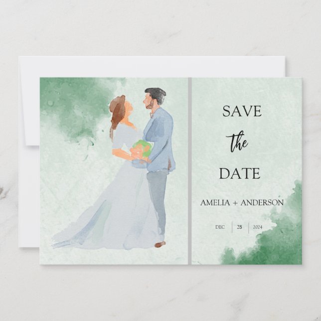 Personalize Photo  Save The Date (Front)