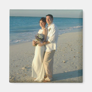 PERSONALIZE PHOTO SAVE THE DATE MAGNET