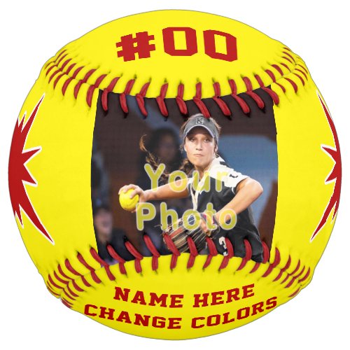 Personalize Photo Softball Senior Night Gift Ideas