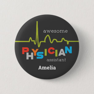 Personalize, Physician Assistant Week Awesome Button
