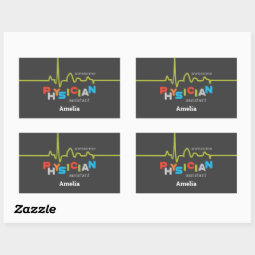 Personalize, Physician Assistant Week Awesome Rectangular Sticker | Zazzle