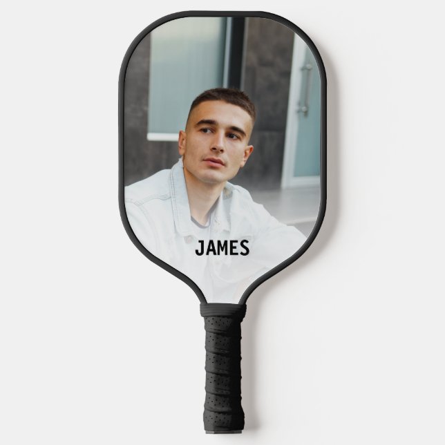 Personalize Pickleball Name and photo Pickleball Paddle (Front)