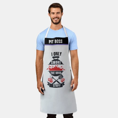 Personalize Pit Boss Aprons Funny BBQ Grill Chef  Apron