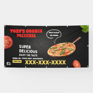 Personalize Pizza Shop Business Large Banner
