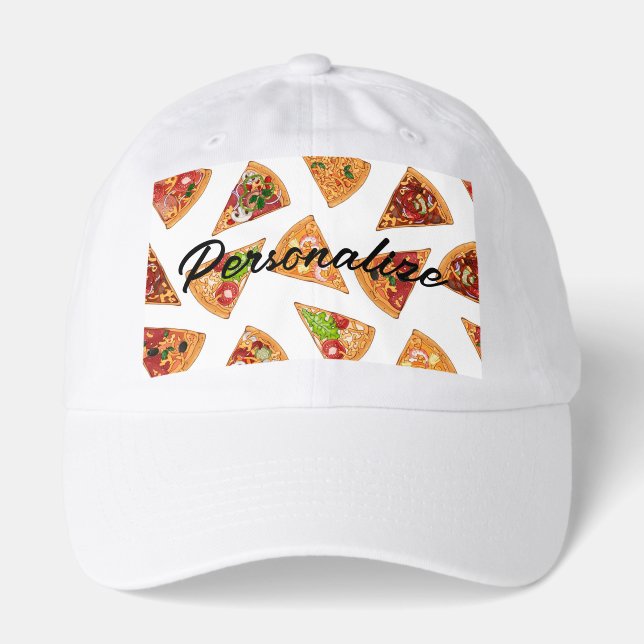 Personalize Pizza Truckers Hat  (Front)