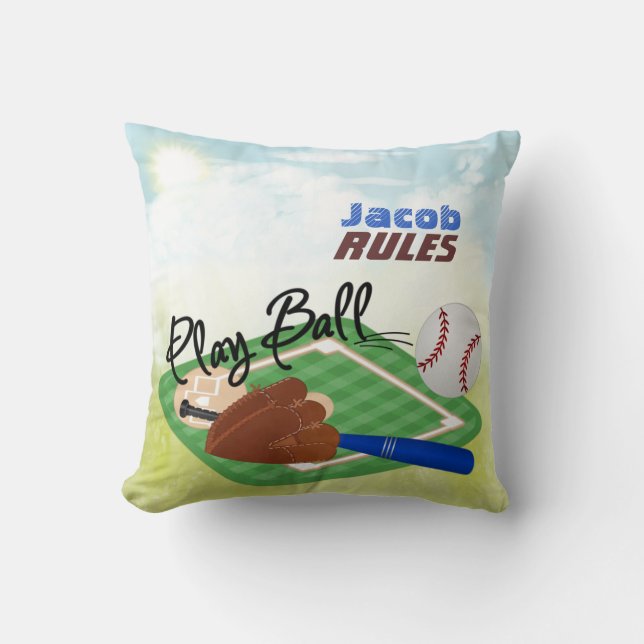 Personalize Play ball Pillow (Front)