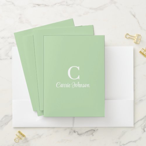 Personalize Pocket Folder
