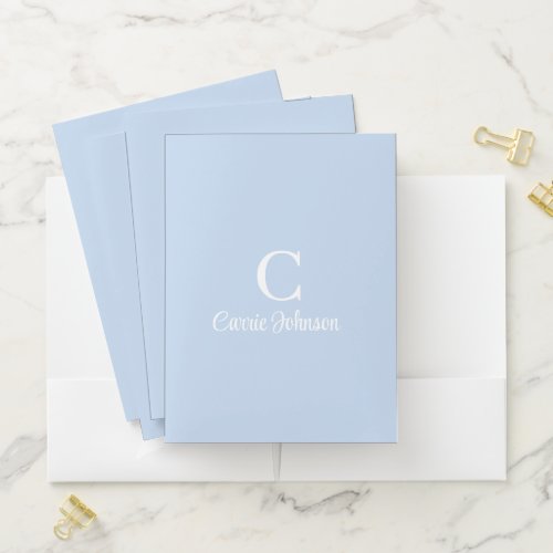 Personalize Pocket Folder