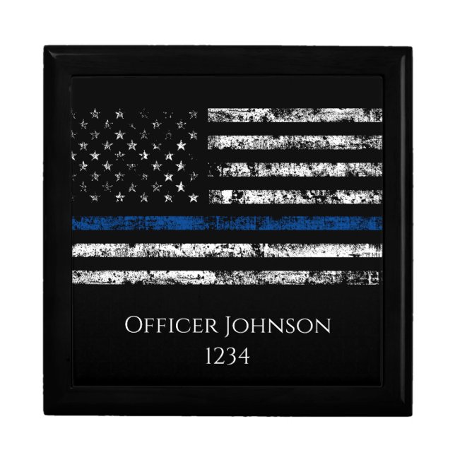 Personalize police officer gift  box (Front)
