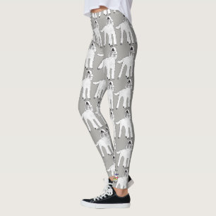 Personalize Poodle Yoga Workout Leggings