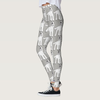 Personalize Poodle Yoga Workout Leggings