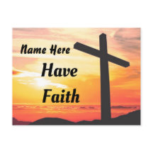 Personalize Postcard Have Faith