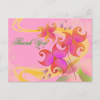 Personalize Pretty Flowers Postcard