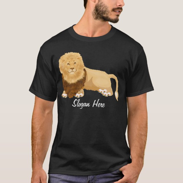 Personalize Pride Lion T-shirt (Front)