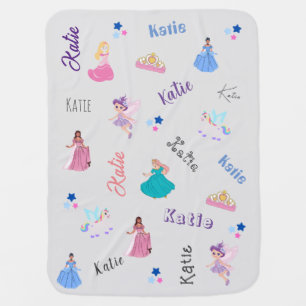Personalize Princess baby girls Blanket
