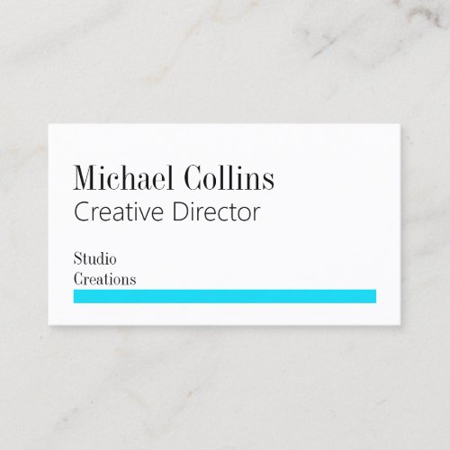 Personalize Professional simple black and white Business Card