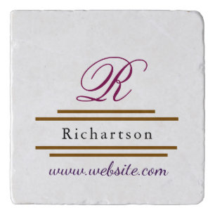 Personalize professional templet custom Marble Trivet