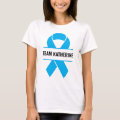Personalize Prostate Cancer Awareness Support Team T-Shirt | Zazzle