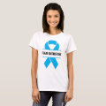Personalize Prostate Cancer Awareness Support Team T-Shirt | Zazzle