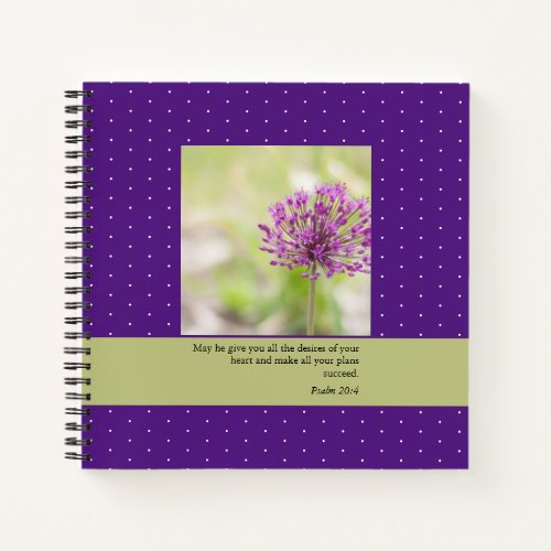 Personalize Psalms Bible Scriptures Business Woman Notebook