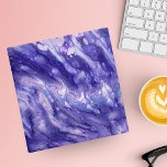 Personalize Purple Acrylic Fluid Pour 3 Ring Binder<br><div class="desc">Stay organized with style using this personalized Purple Acrylic Fluid Pour 3-ring binder. Perfect for students,  home projects,  and collecting hobbies. Add a touch of fun and color to your school subjects and keep your documents securely in one place.</div>