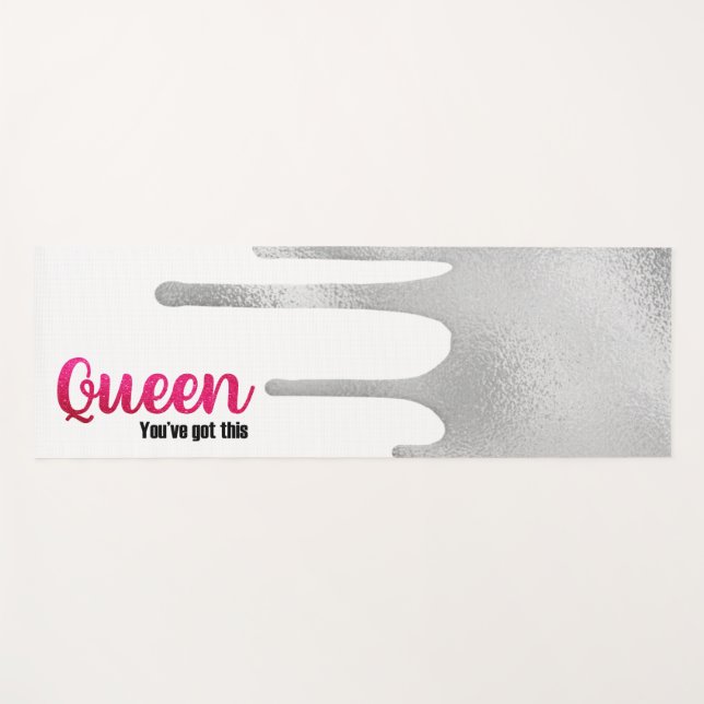 Personalize Queen You Got This Yoga Mat (Front (Horizontal))
