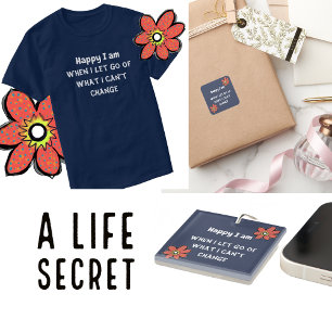 Personalize Quote Typography  Square Sticker