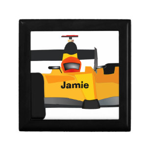 Personalize Race Car Birthday Party Gifts Gift Box