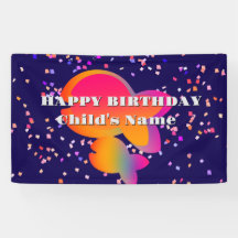 Personalize Rainbow Fish Kids Happy Birthday