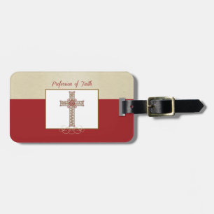 Personalize, RCIA Blessings on Profession of Faith Luggage Tag