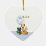 Personalize, Rcia Congrats Catholic Sacrament Ceramic Ornament at Zazzle