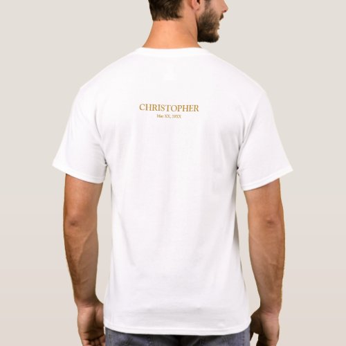 Personalize RCIA Congrats Catholic Sacrament T_Shirt