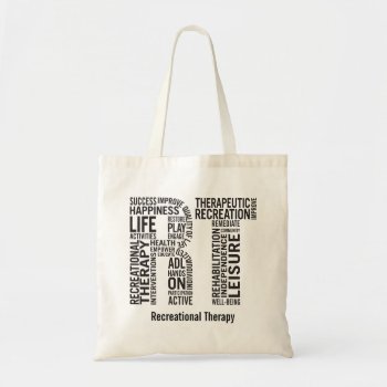 Personalize Recreational Therapist Rt Tote Bag by ModernDesignLife at Zazzle