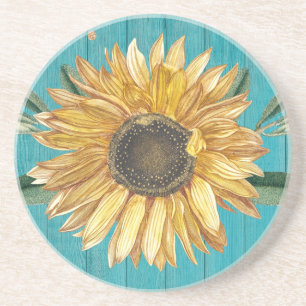 Personalize Red poppy flower Coaster