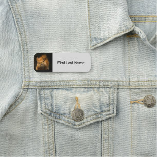 Personalize Red Squirrel Animal Name Tag