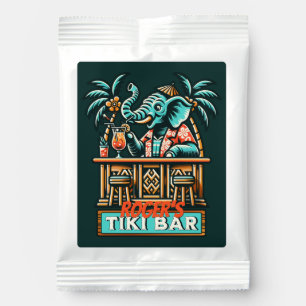 Personalize Retro Elephant Tiki Ba Margarita Drink Mix