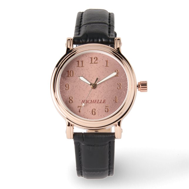  Personalize - Rose Gold   Watch (Front)