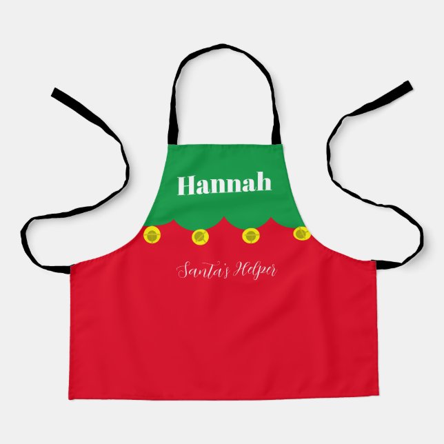 Personalize Santa's Helper Apron  (Front)