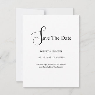 Personalize save the date cards