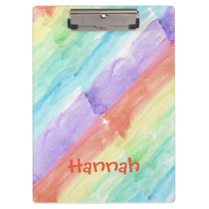 Personalize Seamless Watercolor Pattern Clipboard