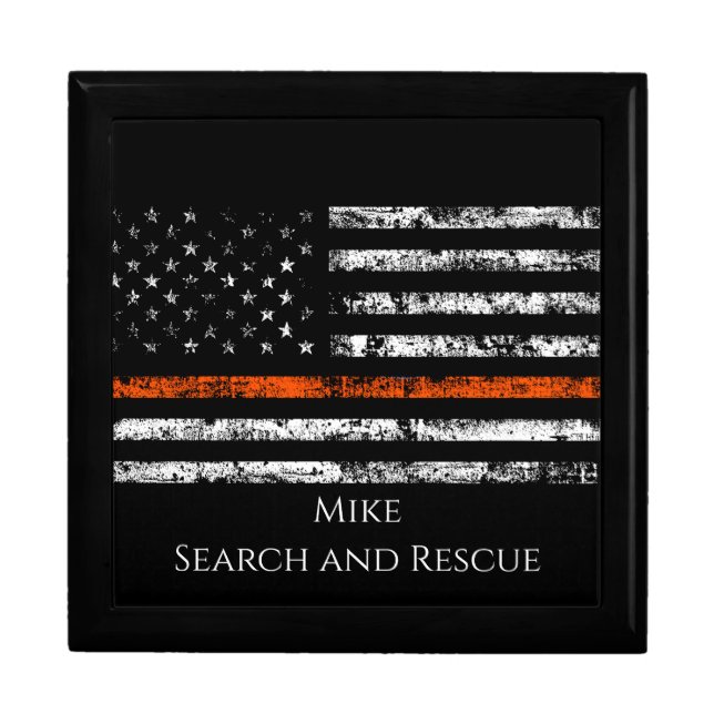 Personalize search and rescue gift  box (Front)