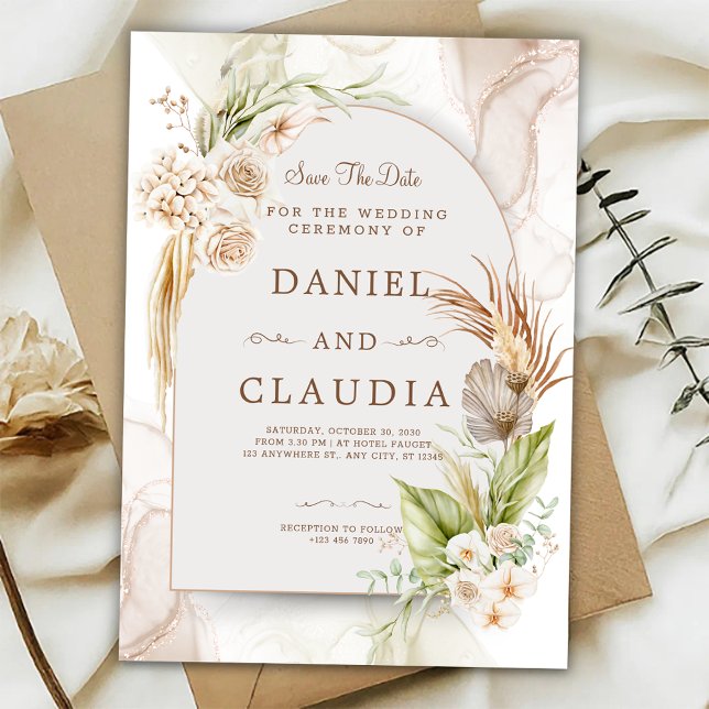 Personalize Simple minimalist weeding Invitation (Creator Uploaded)