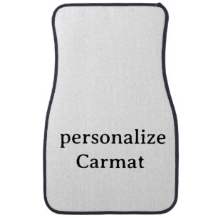 personalize simple Set of Car Mats