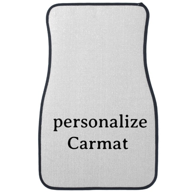 personalize simple Set of Car Mats (Front)
