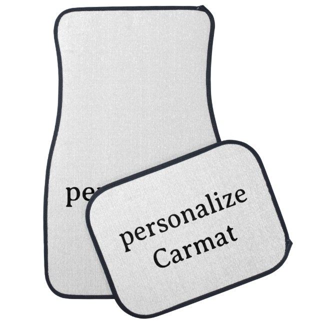 personalize simple Set of Car Mats (Set)